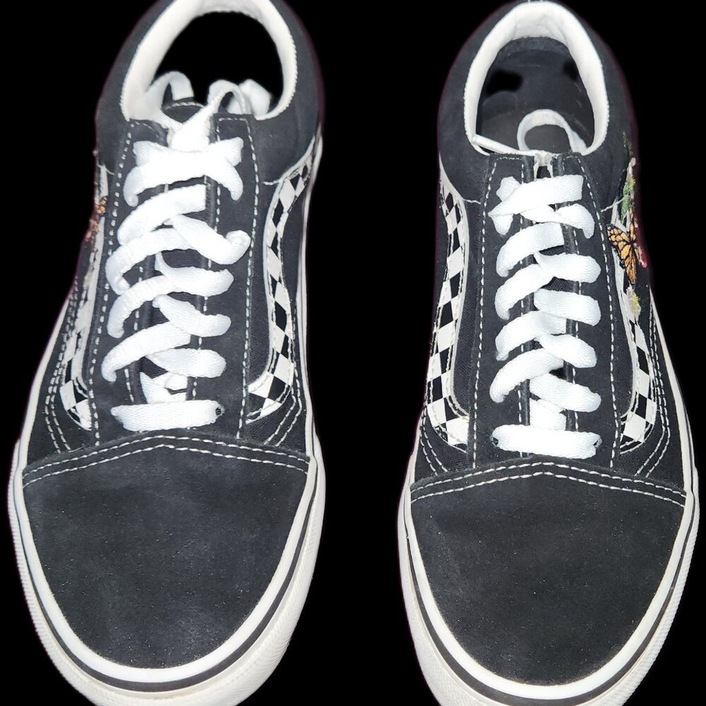 Vans X Embroidered Cherry Butterfly Old Skool - Picture 2 of 9